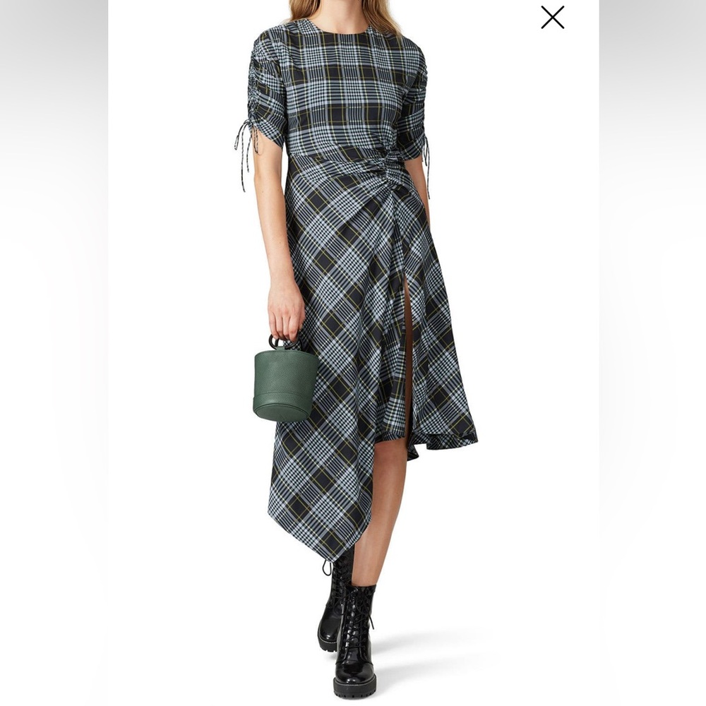 Jonathan Simkhai Plaid Dress, 0